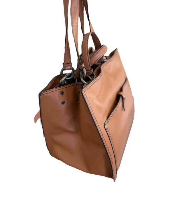 Bottega Veneta Leather Shopper Tote