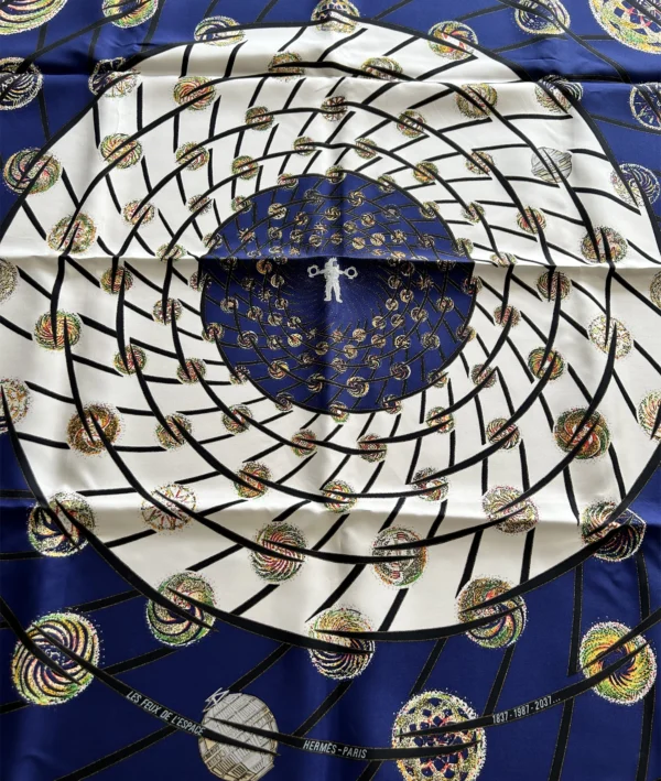 HermesLes Feux de L'espace Silk Scarf