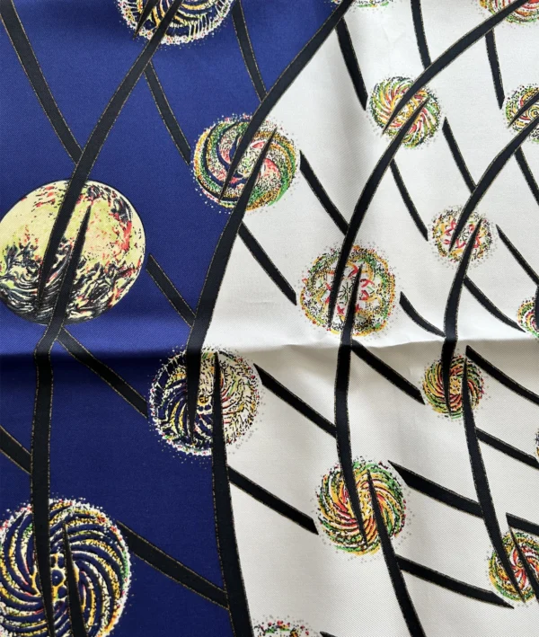 HermesLes Feux de L'espace Silk Scarf