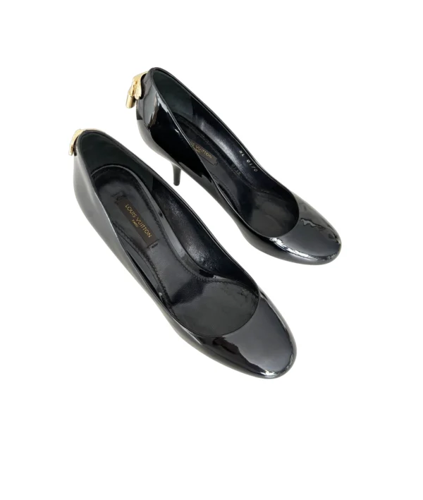Louis Vuitton Patent Oh Really Pumps (Size 37.5)