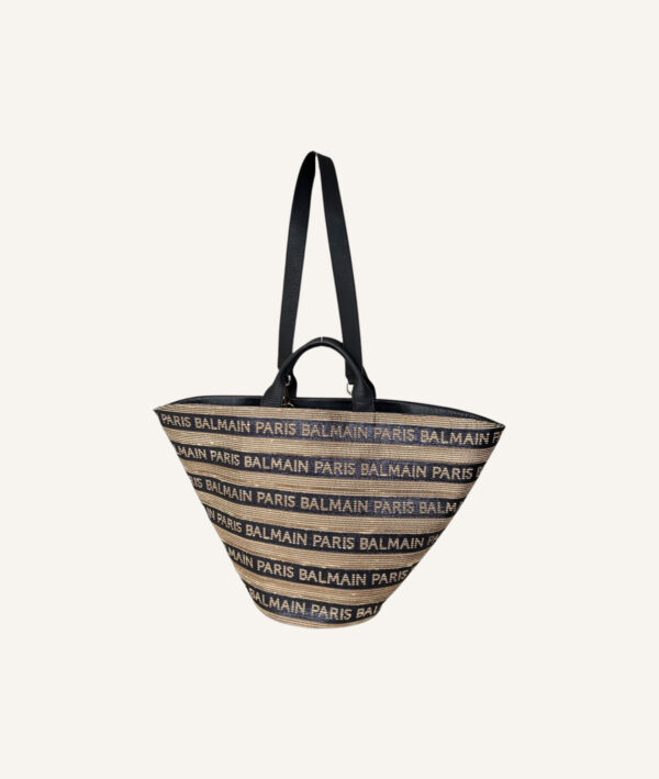 Balmain Raffia Basket