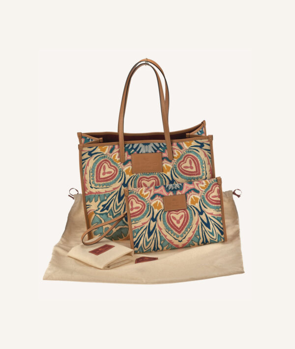 ETRO multi-coloured paisley print floral with matching Necessaire