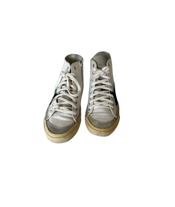 Golden Goose Canvas Black Star (Size 37)