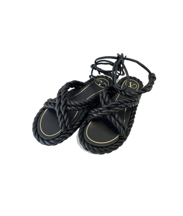 Valentino Garavani leather sandals (Size 38)