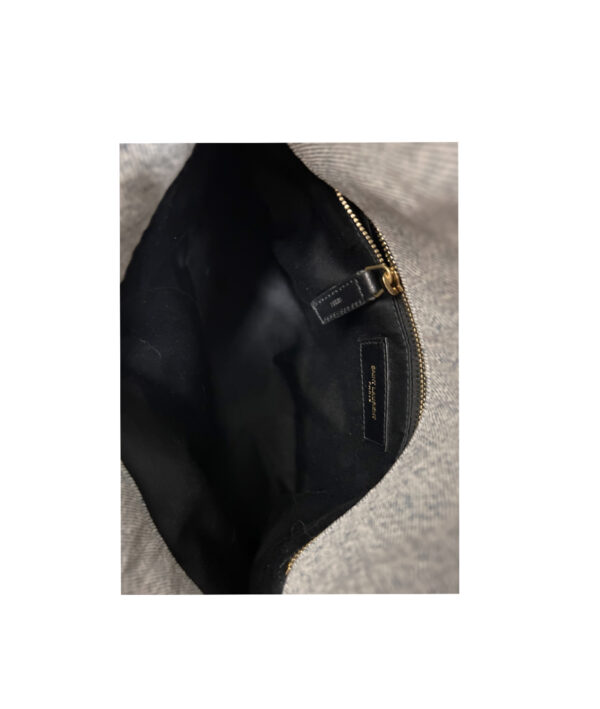 YSL Monogram Denim Loulou Puffer