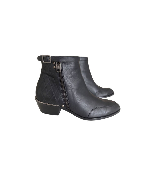 Chloe Leather Booties (Size 37.5)