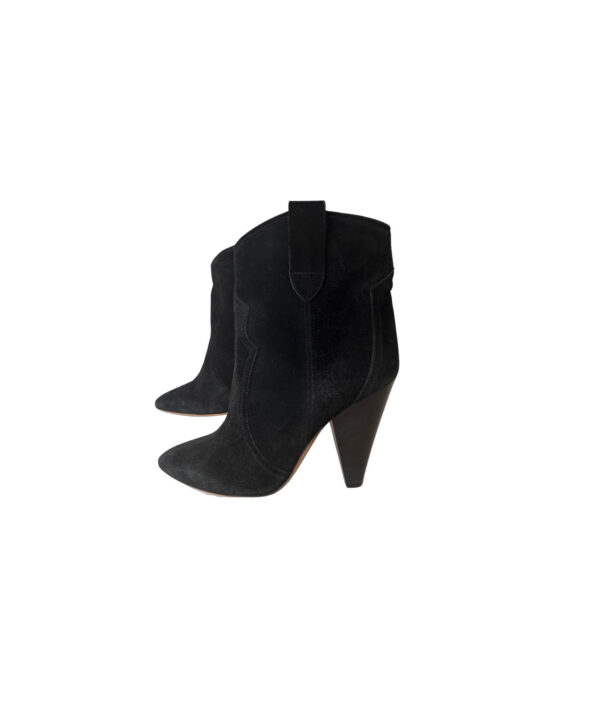 Isabel Marant Roxanne Suede Western Booties (Size 38)