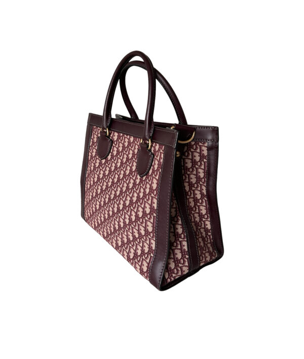 Christian Dior Oblique Canvas & Leather Tote