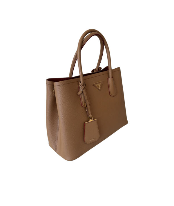 Prada Double Saffiano Cuir Handbag