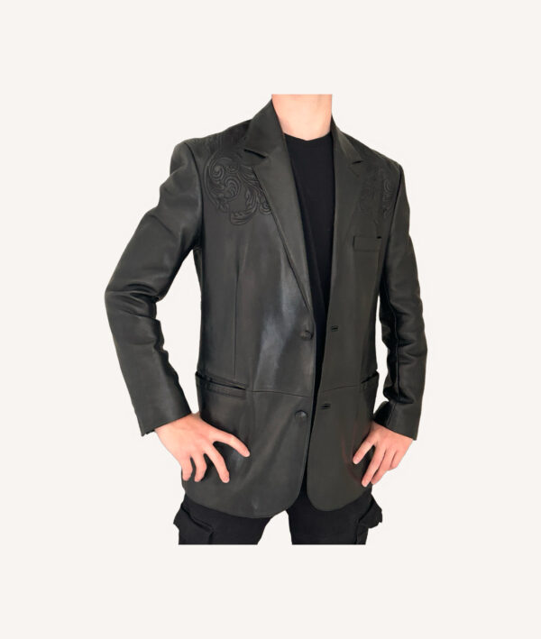 Versace Baroque Leather Jacket