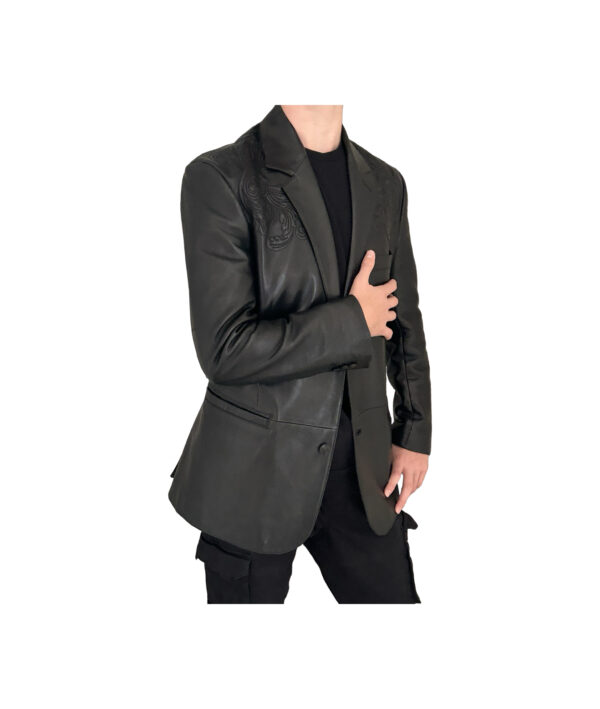 Versace Baroque Leather Jacket