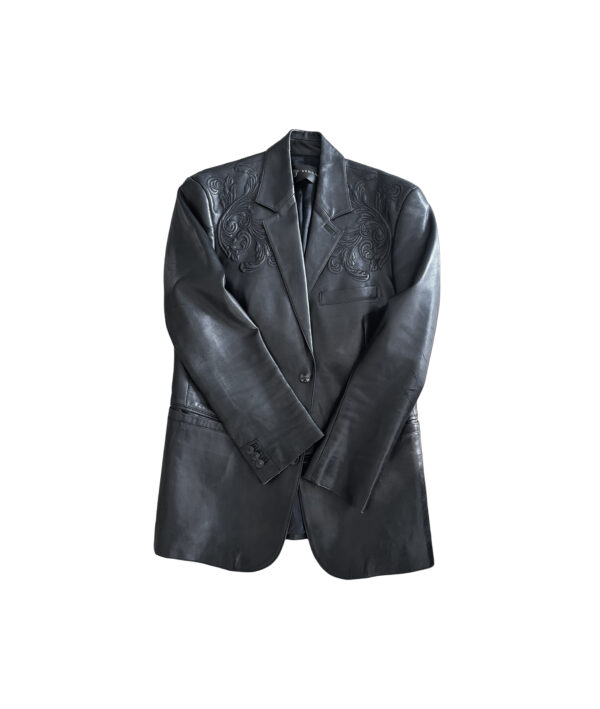 Versace Baroque Leather Jacket