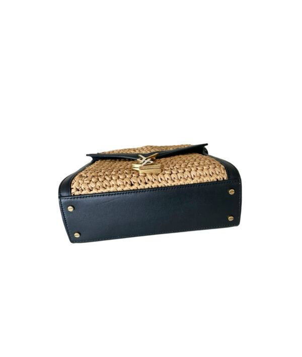 Saint Laurent Mini Cassandra Raffia Top Handle
