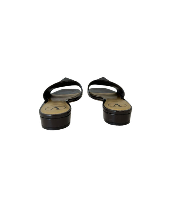 Valentino Patent Leather One Stud Mules (Size 37)