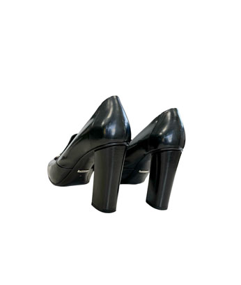 Gucci Horsebit Leather High Heel Loafers (Size 38)