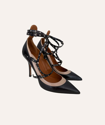 Valentino Love Hatch Heels (Size 39)