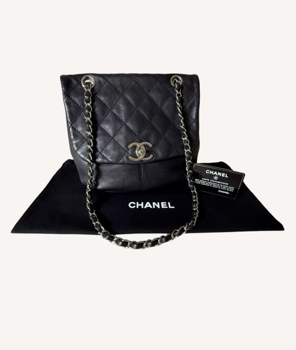 Chanel Trianon Messenger Bag with adjustable strap and CC logo